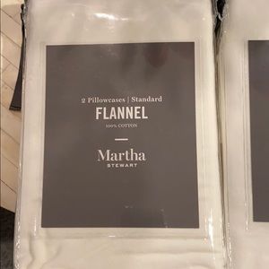 Martha Stewart flannel pillowcases